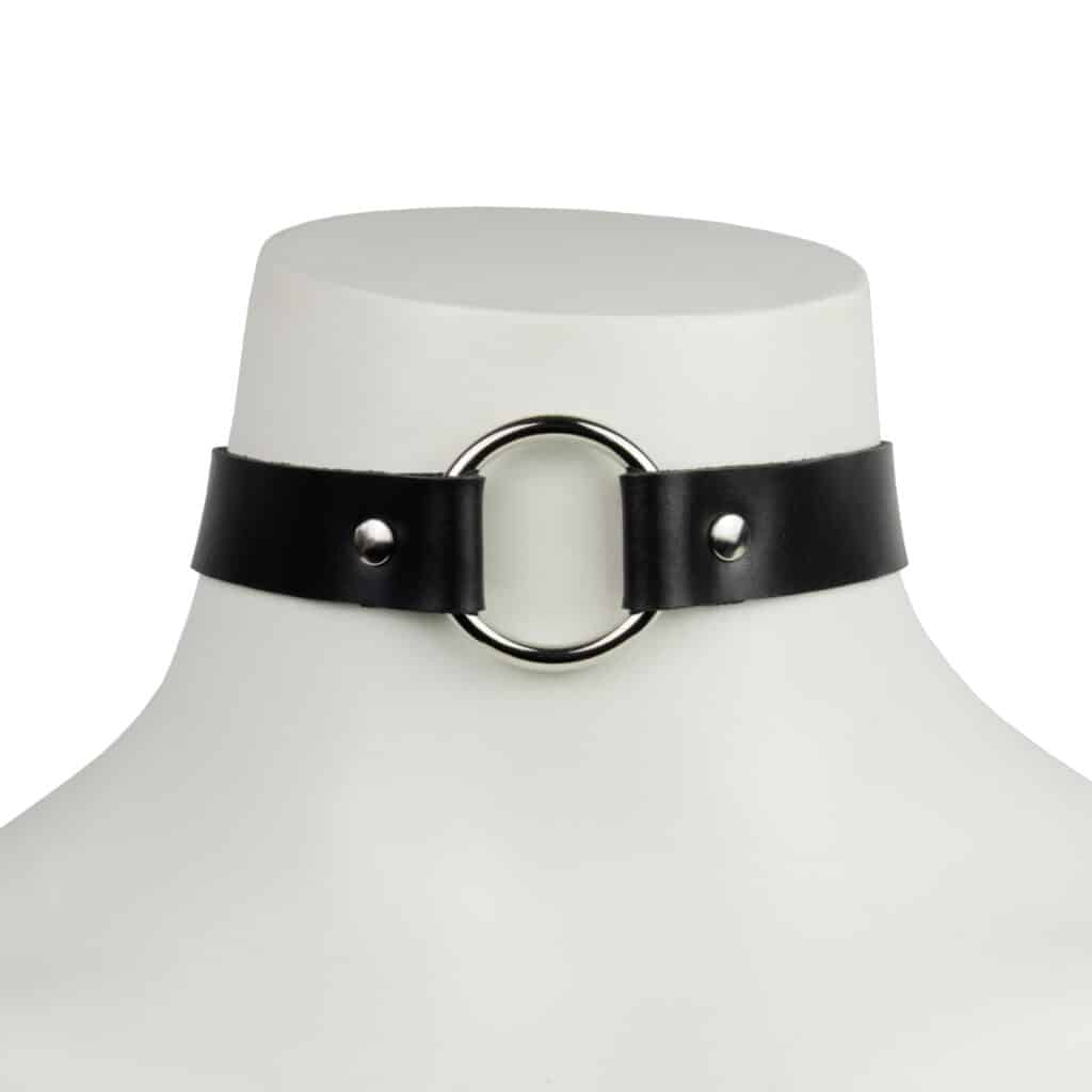 Leather Choker Black